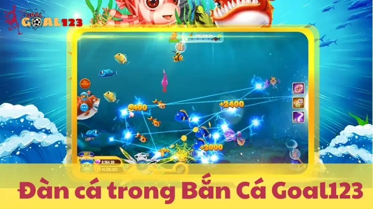 Đàn cá trong Bắn Cá Goal123 – Cơ hội vàng để thu thập xu nhanh chóng