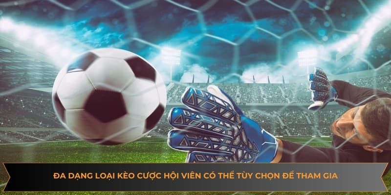 Đa dạng loại kèo cược hội viên có thể tùy chọn để tham gia