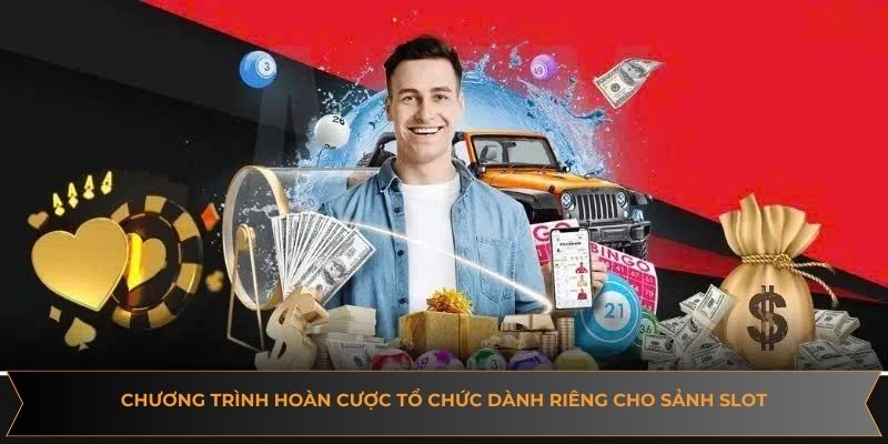 Chương trình hoàn cược tổ chức dành riêng cho sảnh slot đổi thưởng