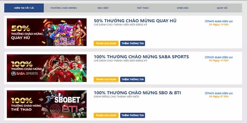 Tổng quan về ưu đãi mới nhất tại Goal123