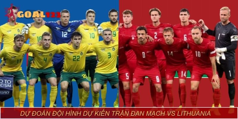 Đội hình dự kiến trận Đan Mạch vs Lithuania có thể xuất hiện nhiều nhân tố mới