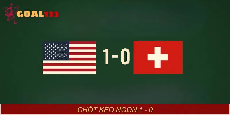 Chốt kèo cho trận đấu Mỹ vs Thụy Sĩ chắc thắng