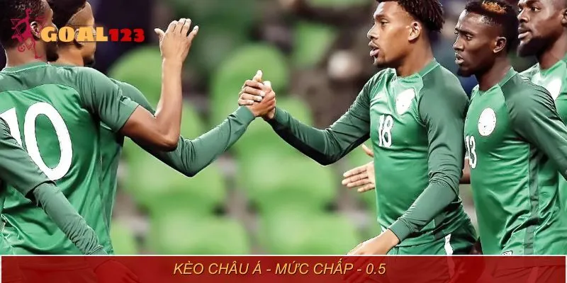 Kèo châu Á Nga vs Nigeria hiện có mức chấp -0.5