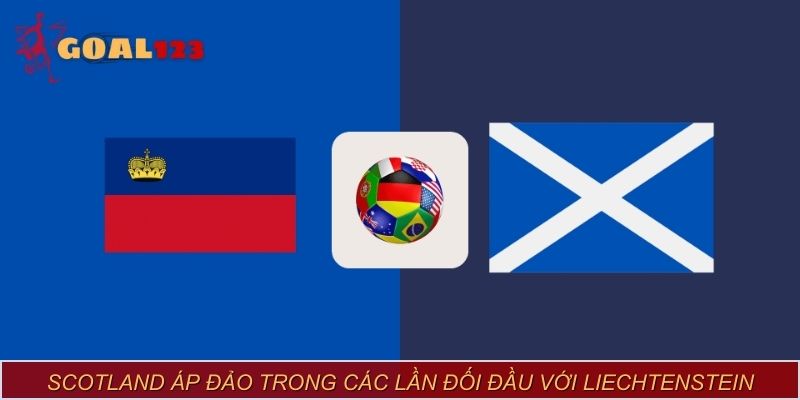 Scotland áp đảo tuyệt đối trong các lần đối đầu với Liechtenstein
